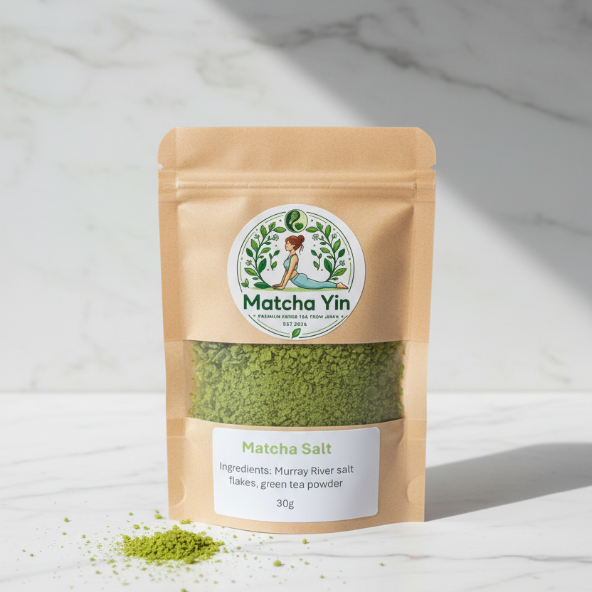 Matcha Salt Professional Product Shot