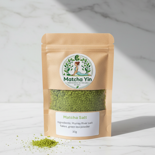 Matcha Salt Professional Product Shot